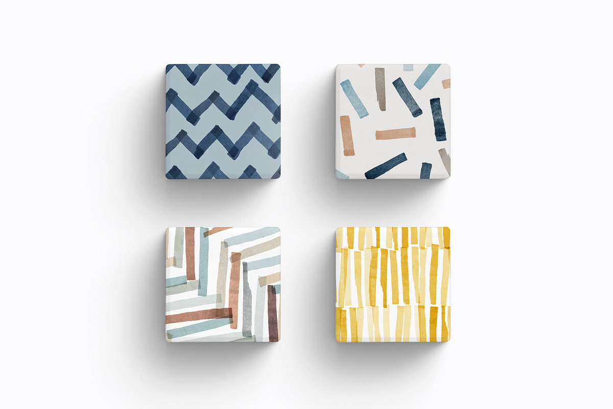 Marker stripes seamless patterns, a Pattern Graphic by Magnia (Photo 5 of 6)