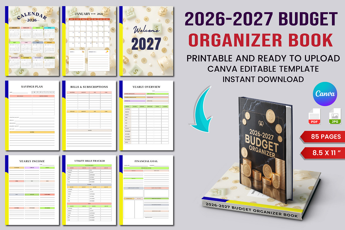 26–27 Ultimate All-in-One Bundle, a Stationery Template by Designmela01 (Photo 15 of 20)