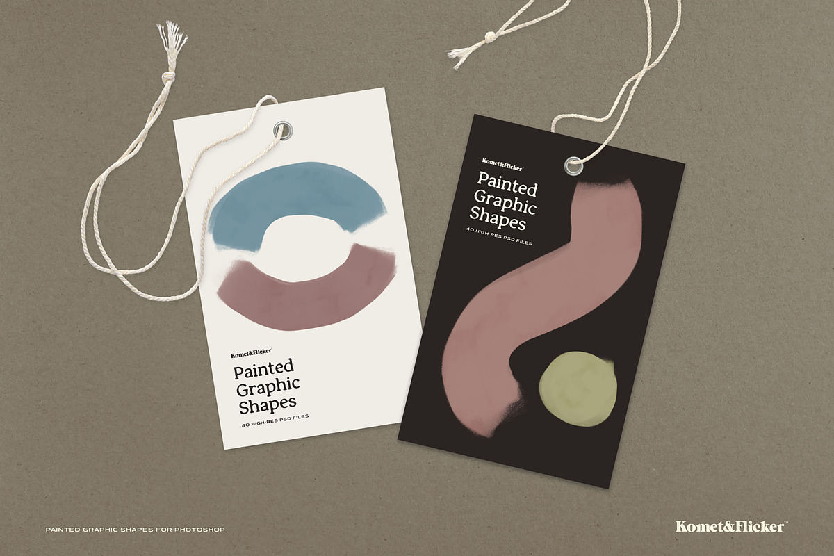 Painted Graphic Shapes for Photoshop, an Object Graphic by Komet & Flicker (Photo 10 of 14)