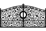 Luxury Ornamental Gate Bundle, a Decorative Illustration by Creativeshirt (Thumbnail 9 of 13)