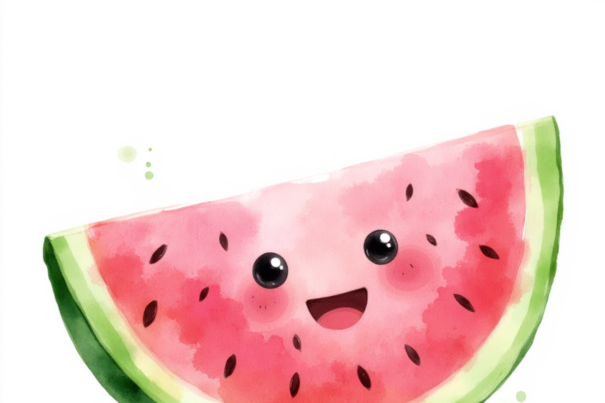 Cute Fruits Clipart Bundle, a Food Illustration by PLUM&FIGS (Photo 8 of 10)