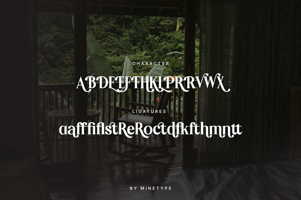 Reliora Kinestio Retro Font, a Serif Font by Mine Type Lab (Photo 7 of 10)