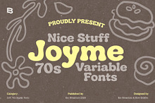 Joyme; Bold 70s Display Fonts