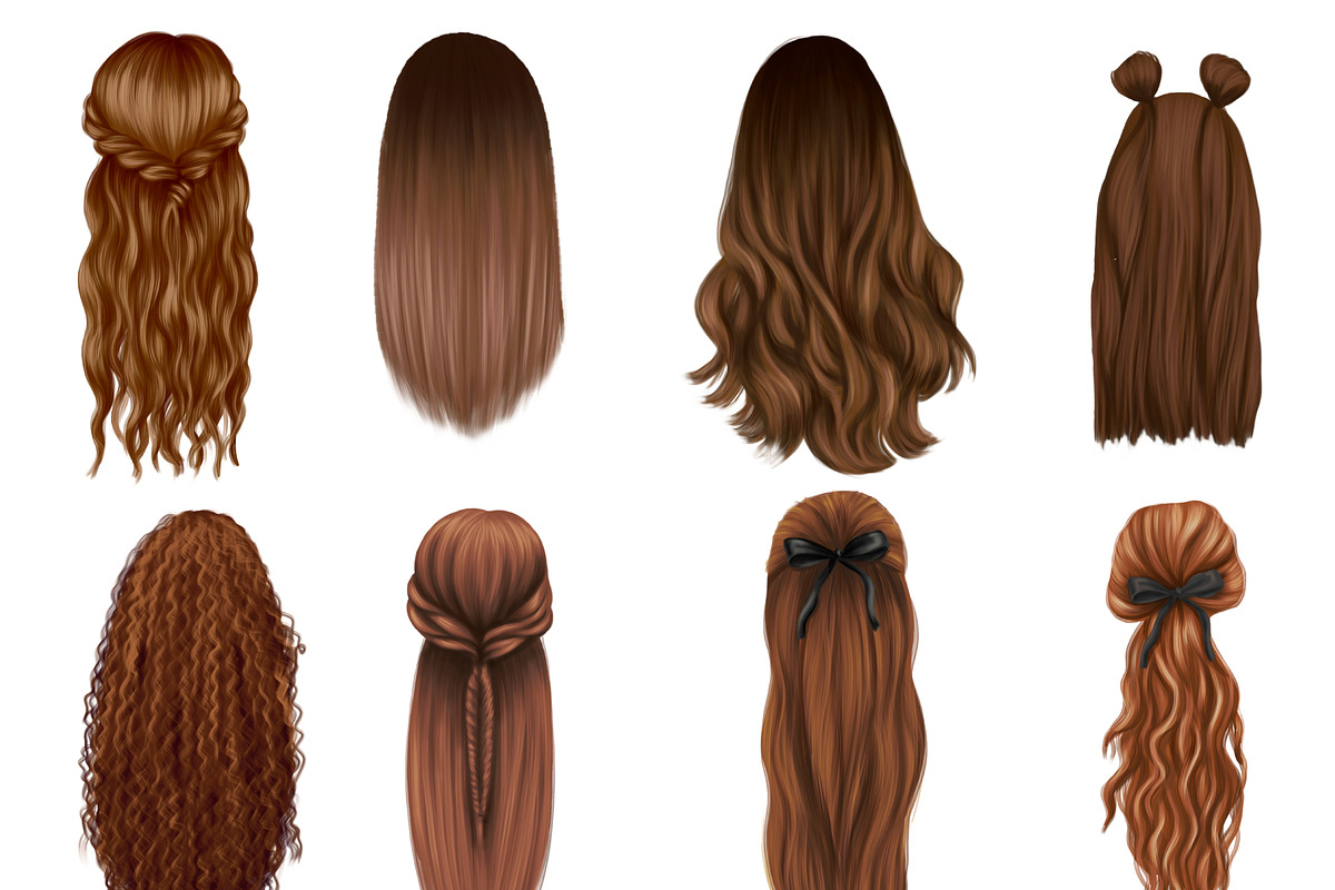 Natural hair clipart, an Illustration by Elenbushe (Photo 18 of 19)