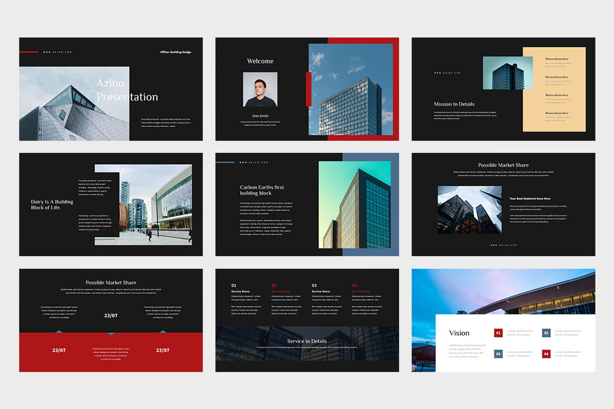 Azino : Rental Office Keynote, a Presentation Template by Punkl Camp (Photo 2 of 9)