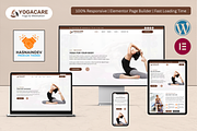 Yoga & Meditation Elementor Template, a WordPress Template by HasnainDEV (Thumbnail 1 of 5)