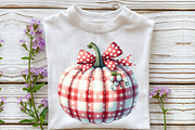 Watercolor Autumn Pumpkin Clipart, an Illustration by Rose Art (Thumbnail 4 of 7)