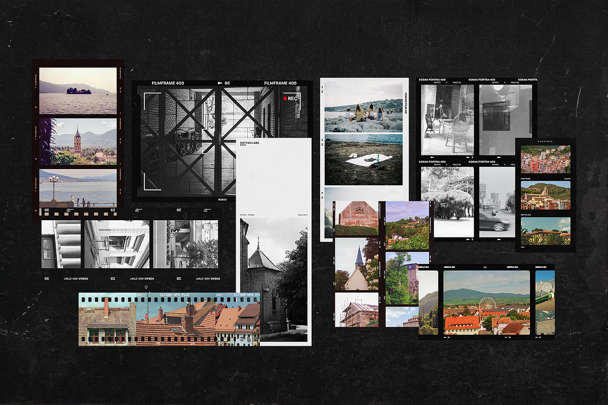 New Film Frame & Polaroid Bundle, a Mockup by Sixtysix Labs (Photo 9 of 18)