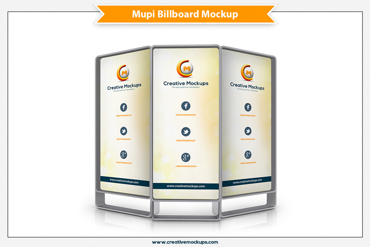 Mupi Billboard Mockup, an Advertising Mockup by Plus Media (Photo 4 of 6)