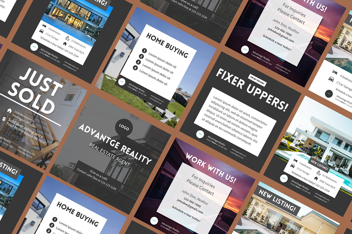 Modern Real Estate Instagram Posts, a Social Media Template by Minva Themes (Photo 2 of 5)