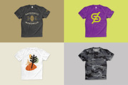 Awesome Apparel Mockups Bundle, a Shirt Mockup by Komet & Flicker (Thumbnail 11 of 14)