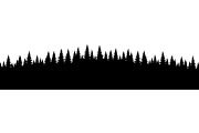 Woodland Landscape Silhouette, an Object Graphic by Creativeshirt (Thumbnail 6 of 18)