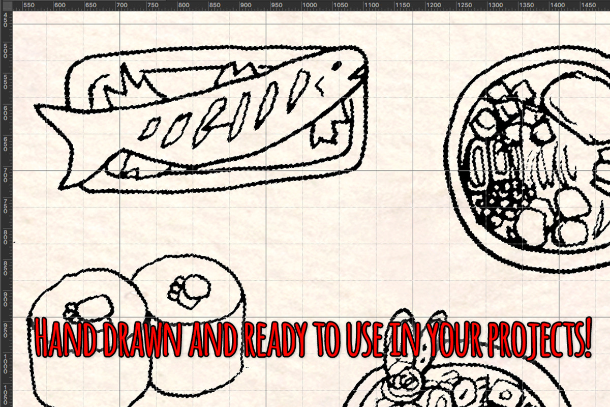 Japanese Food Vector Bundle, a Food Illustration by Violet LeBeaux (Photo 2 of 3)