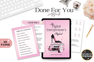 The Digital Entrepreneur's Playbook, a Templates & Theme by bellaROSEworkshop