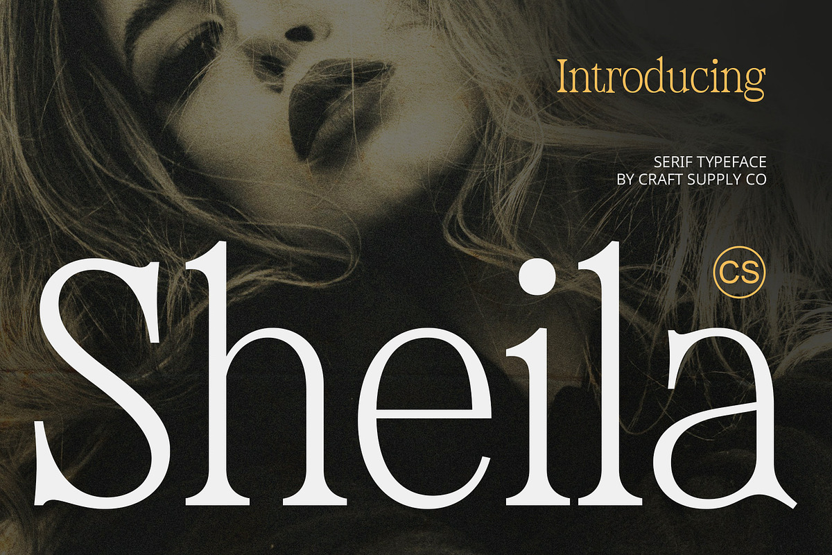 CS Sheila – Classic Font, a Serif Font by Craft Supply Co. (Photo 1 of 8)