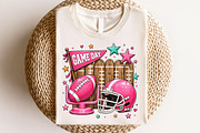 Preppy Football Game Day PNG, a Seasonal Illustration by CraftArtStudio (Thumbnail 4 of 4)
