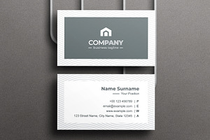 Horizontal Business Card Layout