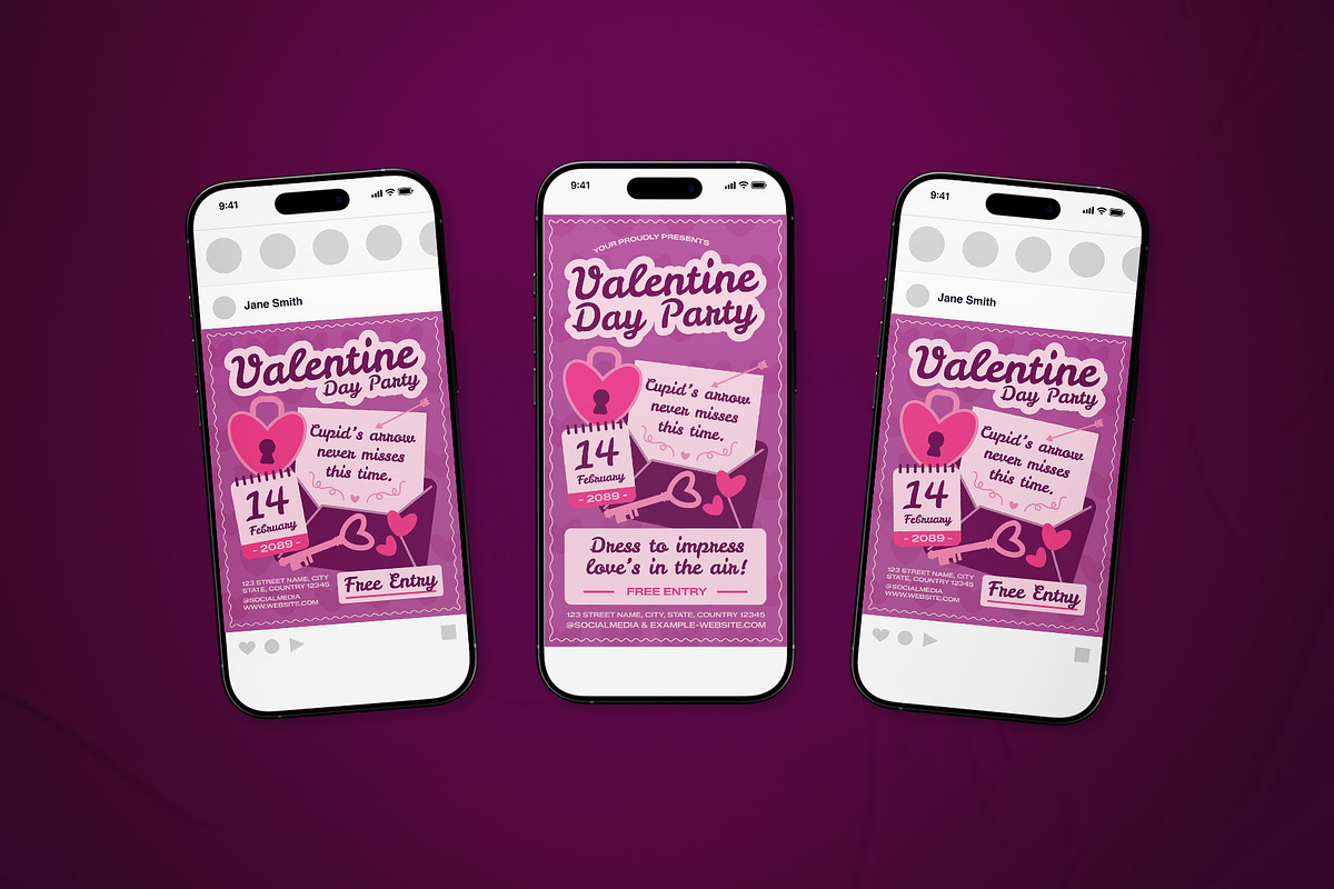 Valentine Day Flyer Set, a Flyer Template by The Good Store (Photo 4 of 4)