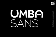 UMBA Sans - The Full Family, a Sans Serif Font by TypeThis!Studio (Thumbnail 1 of 7)