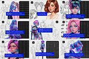 Procreate Brushes Whole Shop Bundle, a Brush Add-On by Selentaori Studio (Thumbnail 3 of 19)