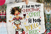 Funny Christmas Spirit Png,Christmas, an Illustration by OK Design (Thumbnail 2 of 4)
