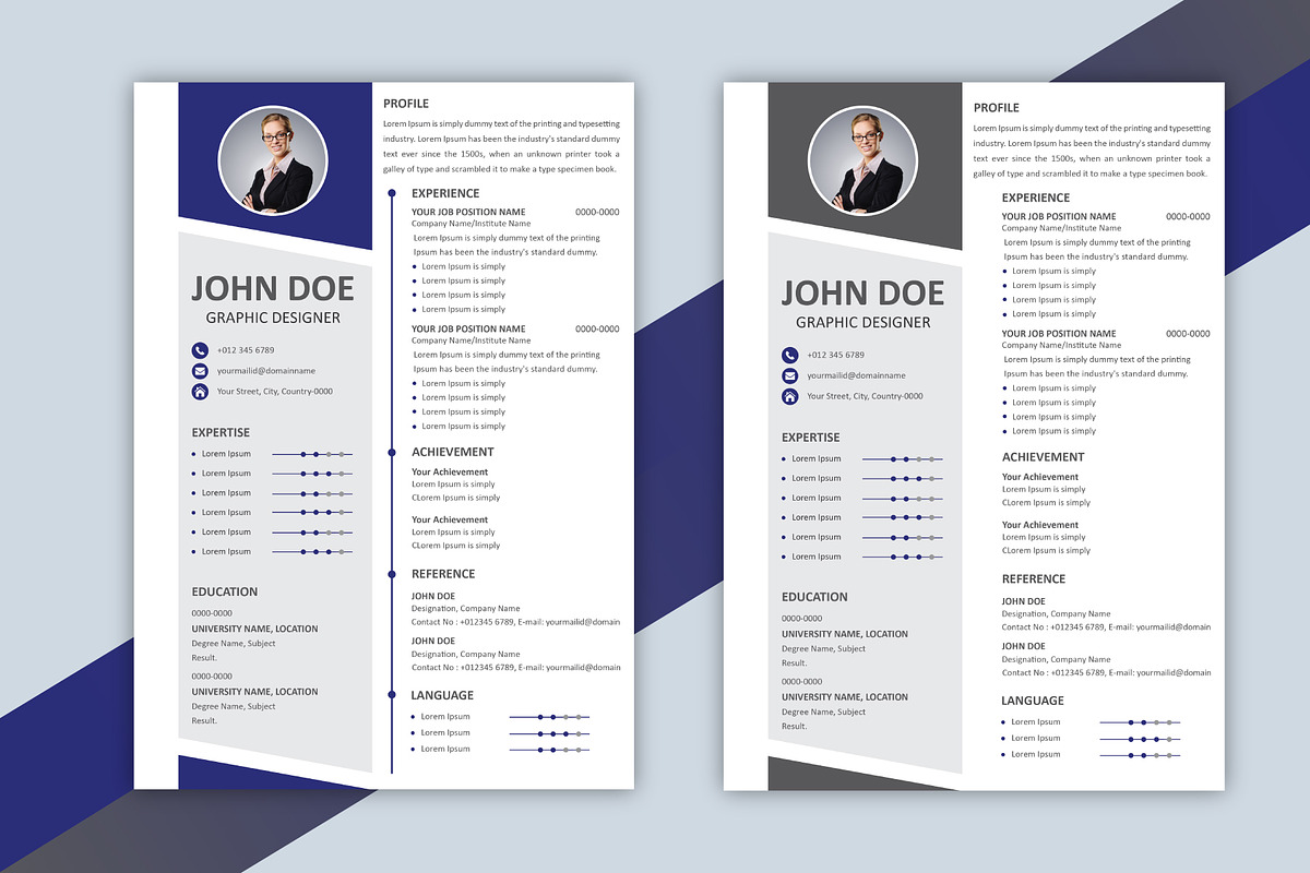 Professional Resume Template, a Resume Template by Annudesign (Photo 8 of 9)