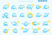 Cartoon Robots Vector Collection, a Technology Illustration by Ilia Design (Thumbnail 6 of 10)