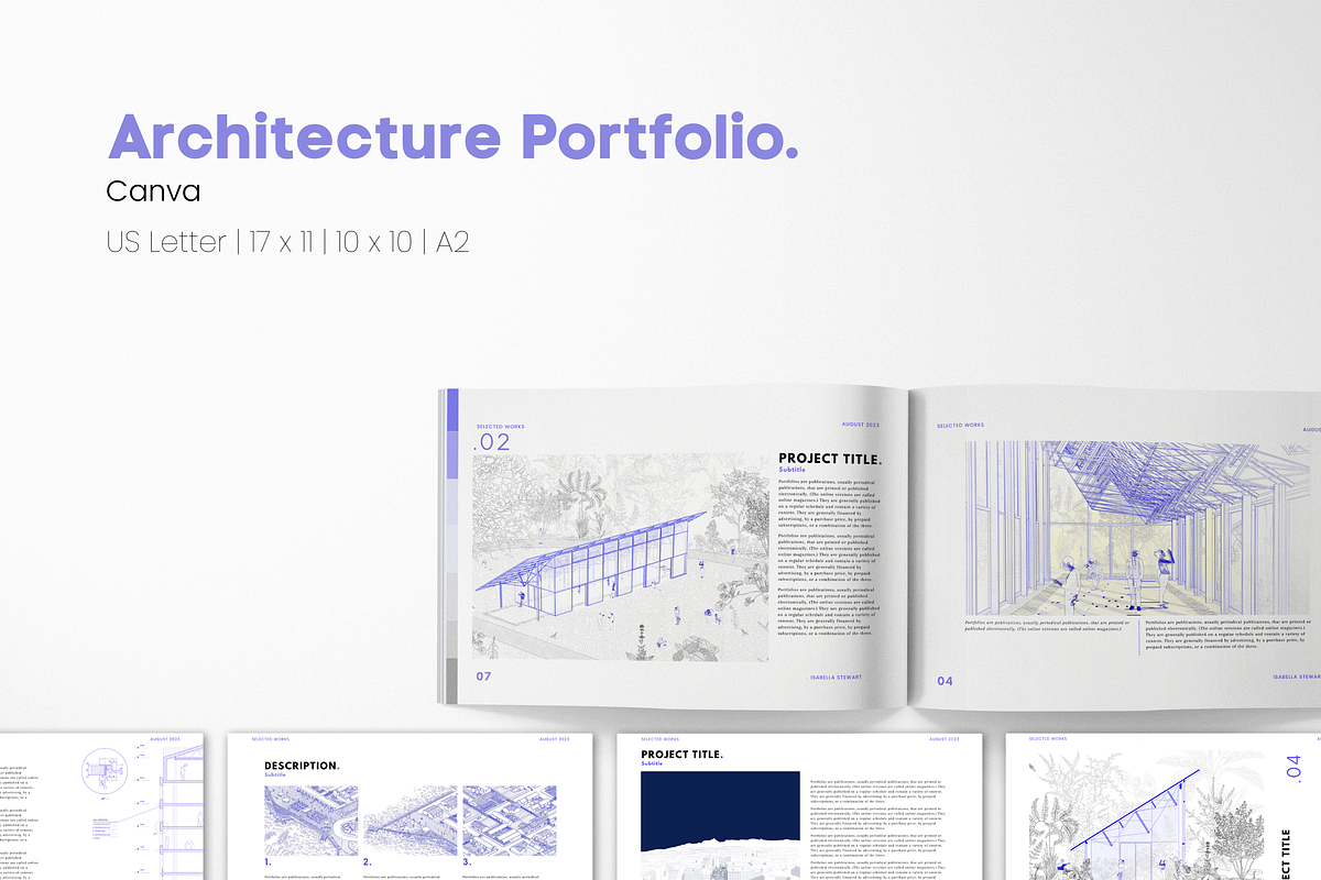Architecture Portfolio Template, a Branding & Logo Template by Templits (Photo 1 of 10)