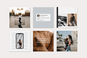 Social Media Feed - Canva Bundle