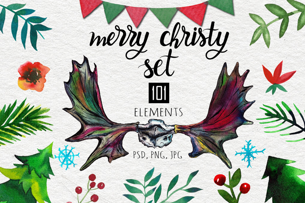 Merry Christy., a Decorative Illustration by redstudio (Photo 1 of 9)