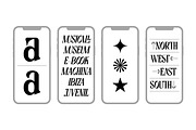 AO Katana - Display Typeface, a Serif Font by OwunStudio (Thumbnail 14 of 21)