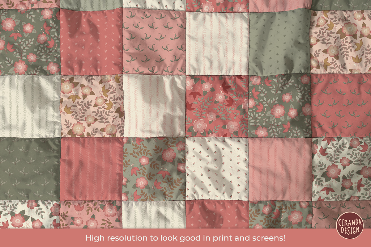Patchwork Quilt Top Mockup, a Household Mockup by Ciranda Design (Photo 6 of 10)