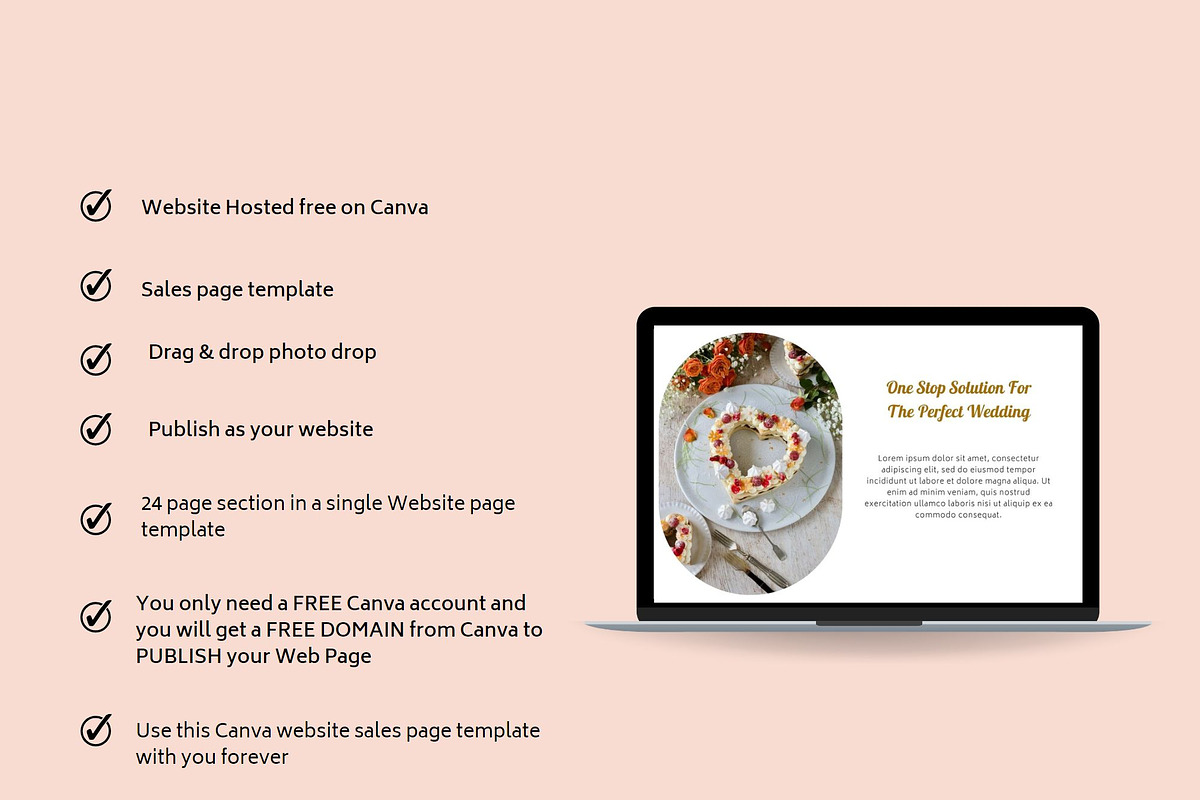 Sales Page Template - Canva Template, a Landing Page Template by Deepa Template Studio (Photo 3 of 10)