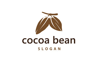 Premium Cocoa Farming Emblem Design