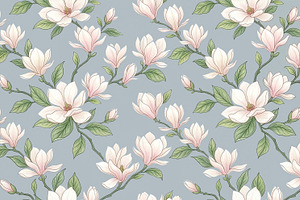 A delicate, vintage-inspired seamles, an Abstract Photo by Imaginarium