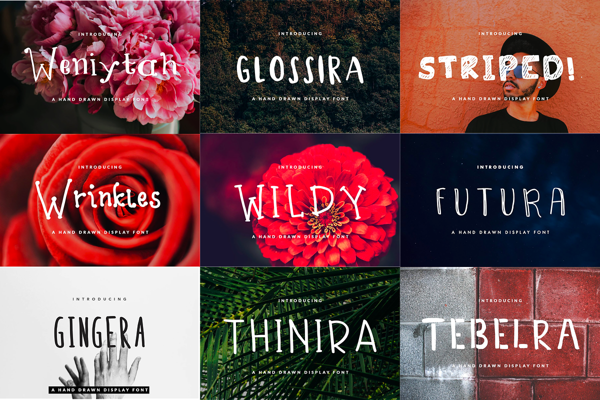 26 Handwritten Fonts Bundle preview 2
