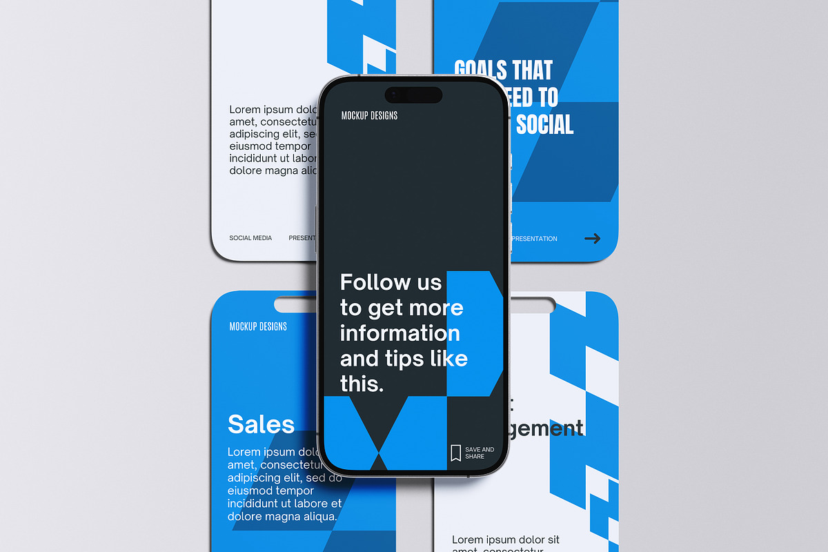 Phone Screen Mockup, an iPhone Mockup by Riel Concept (Photo 8 of 8)