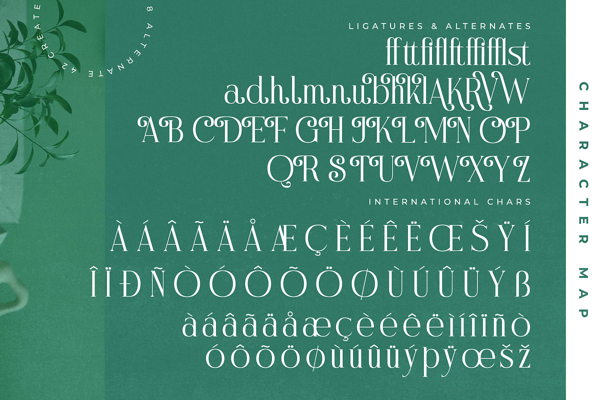 Nostalgin Beauty Alternate Serif, a Serif Font by Letterena Studios (Photo 14 of 15)