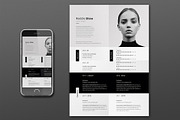 Antares Resume Template, a Resume Template by Nina Shaw (Thumbnail 1 of 9)