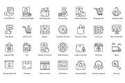 40 high quality Premium line icons, an Outline Icon by soglamun (Thumbnail 4 of 4)