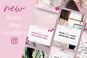 Pink Princess Social Media Templates, a Social Media Template by Marketing Your Brand (Thumbnail 6 of 10)