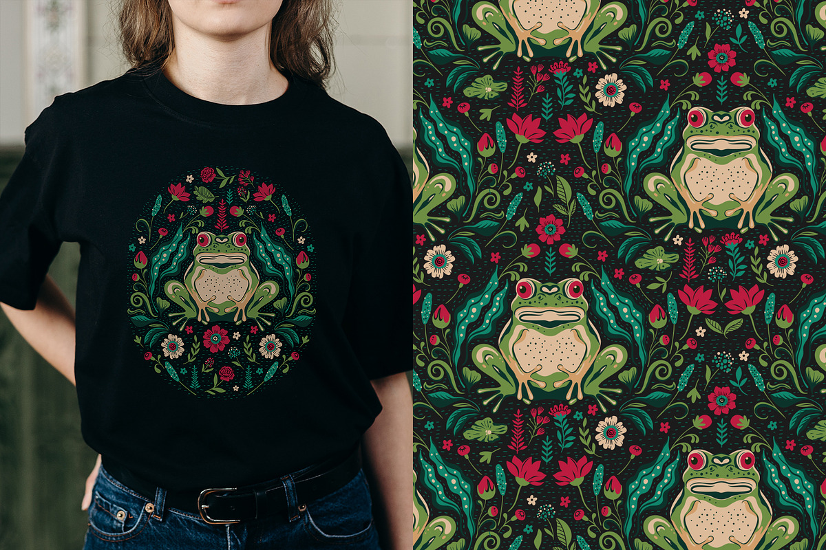 Mystic Forest Dark Floral Bundle, an Animal Illustration by Red Ink (Photo 8 of 9)