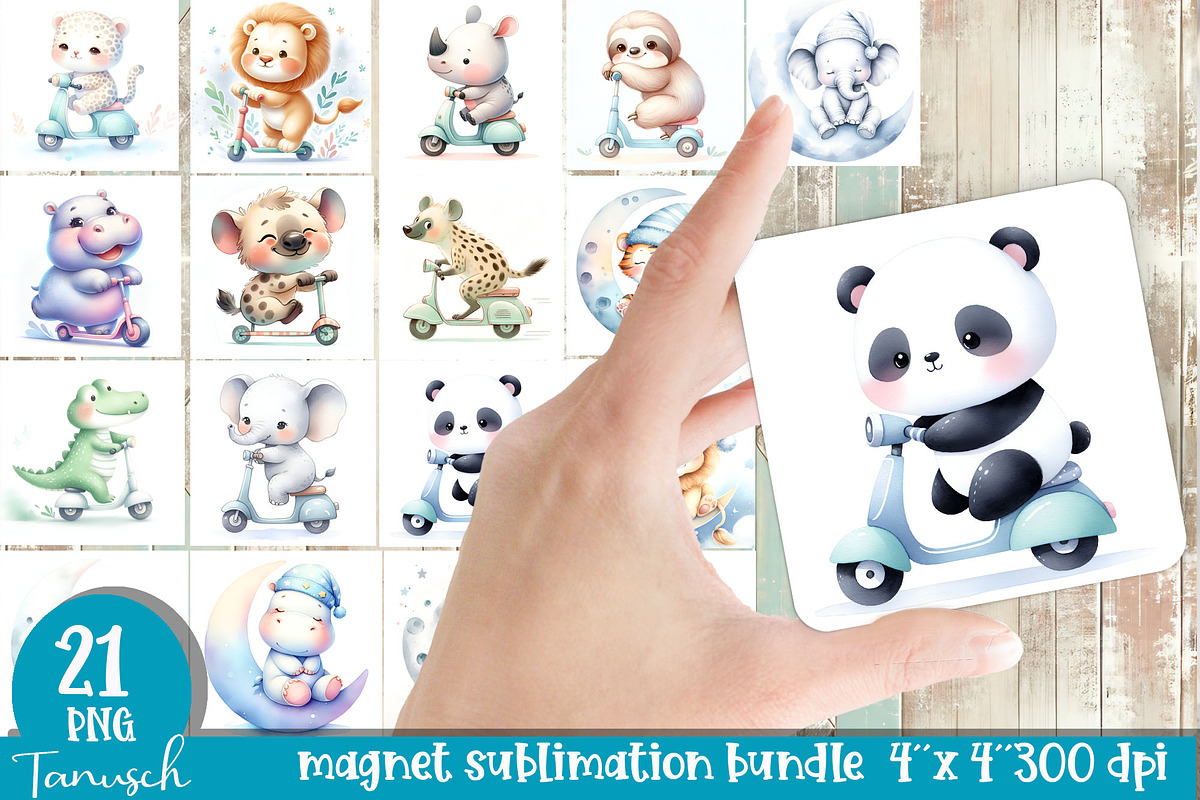 watercolor nursery clipart bundle, an Object Graphic by TanuschArts (Photo 12 of 17)
