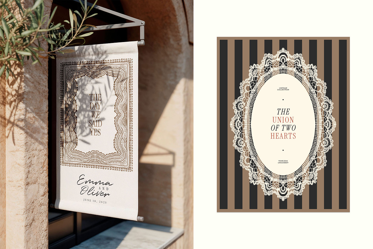Vintage Lace | Poster Builder, an Object Graphic by KetteCreate (Photo 16 of 18)