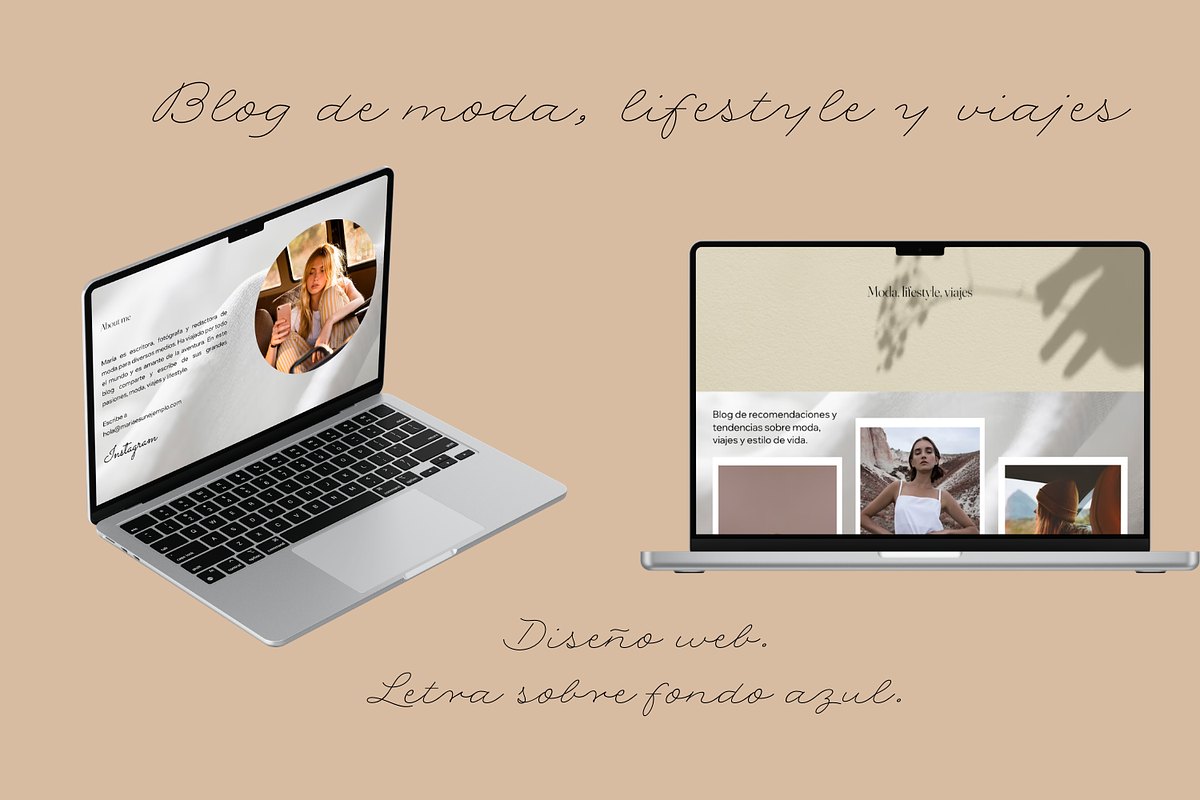 Wix website template blog