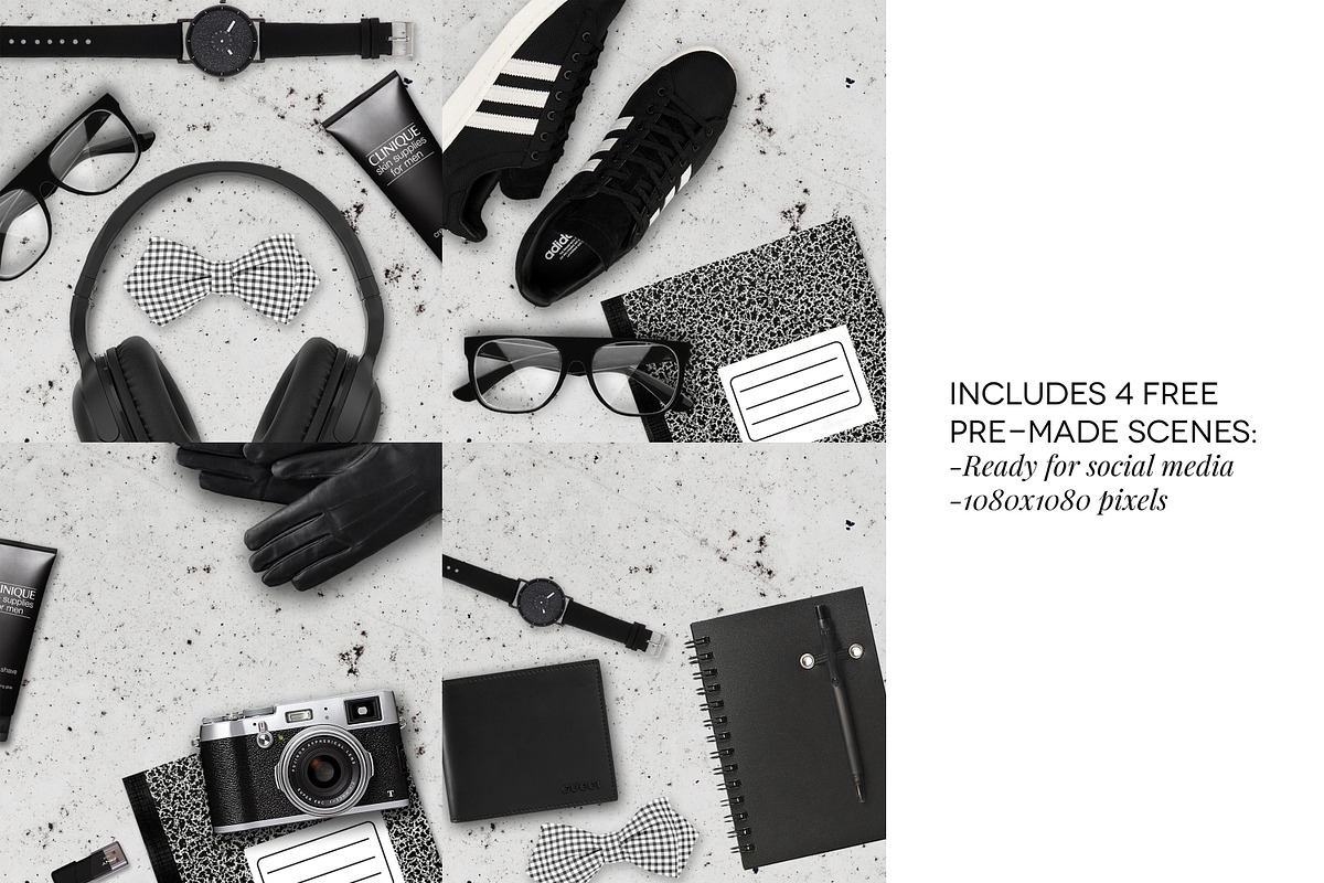 Stylish b&w custom scene creator, a Graphic by Negative Space (Photo 4 of 4)