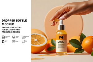 Dropper Bottle Mockup