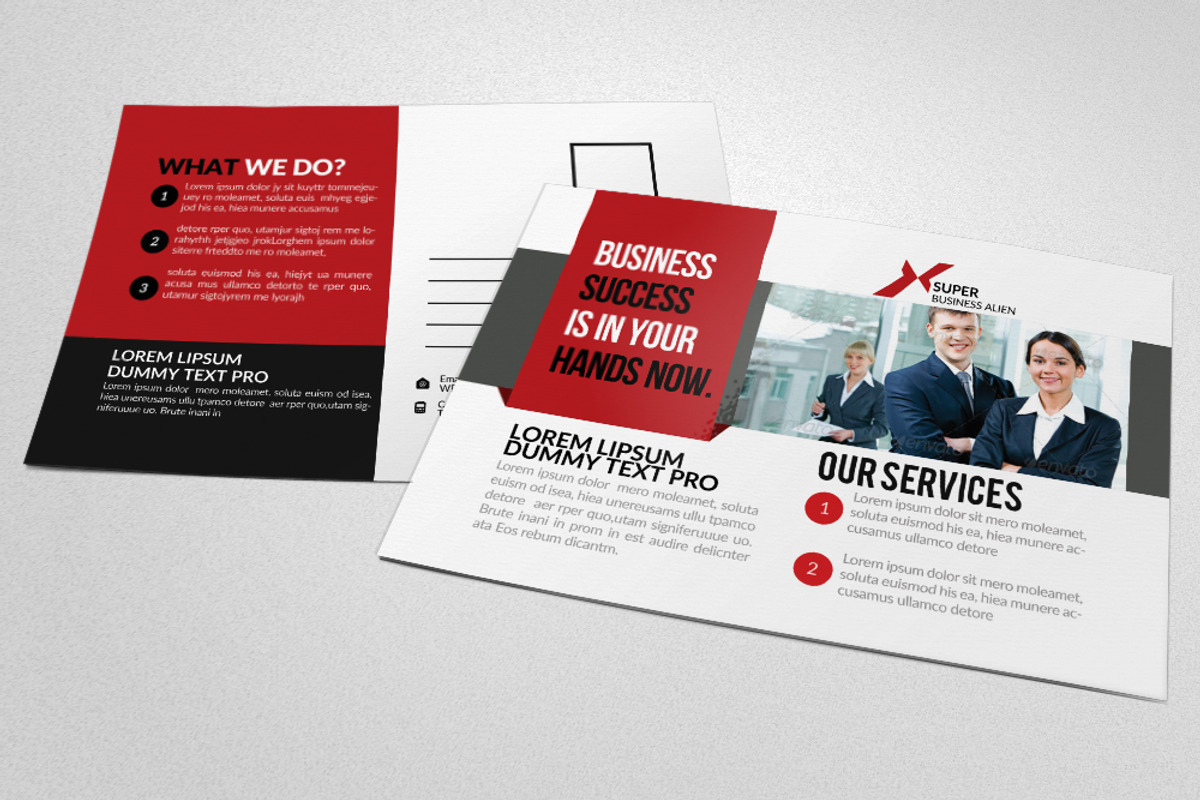 Business Finance Company Postcard, a Card Template by Business Flyers (Photo 3 of 4)