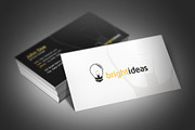 Bright Ideas Business Card, a Business Card Template by Rafael Oliveira (Thumbnail 1 of 4)
