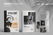 Fashion Magazine Template Design, a Magazine Template by White Graphic (Thumbnail 1 of 11)